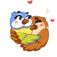 Стикер Воробушек Сёма - 6