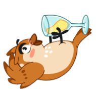 Стикер Воробушек Сёма - 3