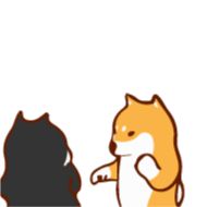 Стикер shiba jd - 11