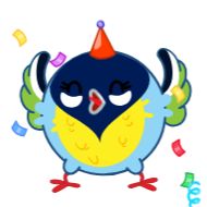 Стикер Синичка Паничка @TgSticker и @MoiStikiBot - 8