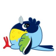 Стикер Синичка Паничка @TgSticker и @MoiStikiBot - 6