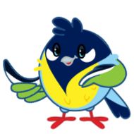 Стикер Синичка Паничка @TgSticker и @MoiStikiBot - 3