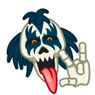 Стикер Premium Skull | @private_stickers • @HRITU_BIO - 5