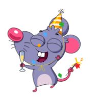 Стикер small mouse - 8