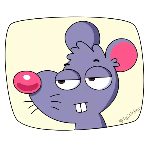Sticker smallmouse - 1