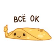 Стикер Блинчик и Сметанка :: @stickroom - 5