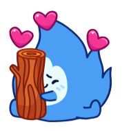 Стикер Искорка @TgEmojis - 2