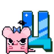 Стикер Стикерный алфавит ВК @stickers_vk - 11