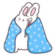 Стикер Кролик Супчик белый :: @stickroom - 9