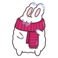 Стикер Кролик Супчик белый :: @stickroom - 7