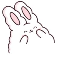 Стикер Кролик Супчик белый :: @stickroom - 5