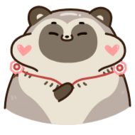 Стикер Тануки Тю @TgSticker - 6