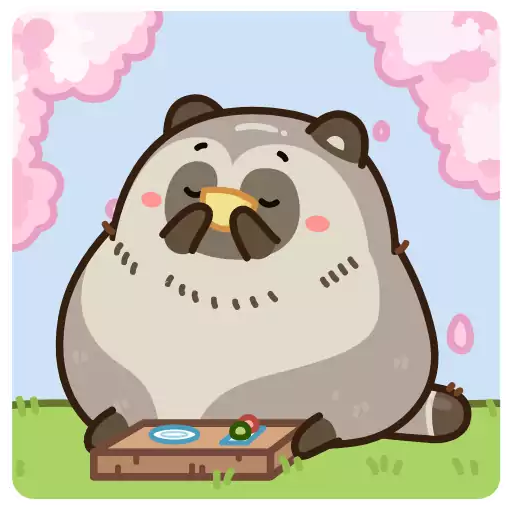 Sticker tanukichu_vk - 1