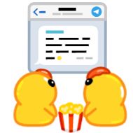 Стикер Utya tg website - 4