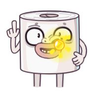 Стикер Бумажка @TgSticker - 4