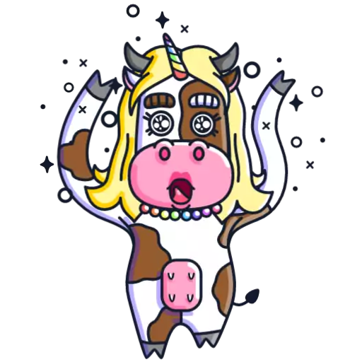 Sticker unicow - 1