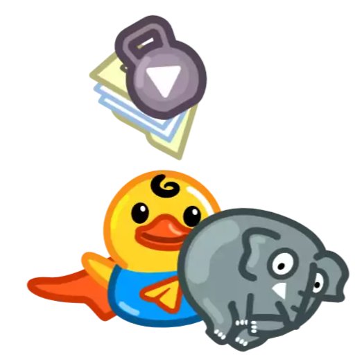 Стикер why_telegram_duck - 1