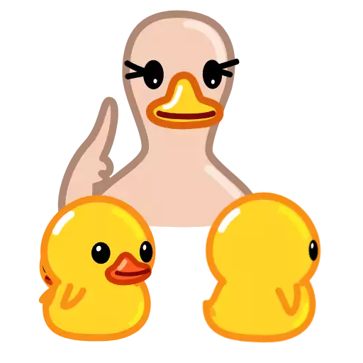 Стикер why_telegram_duck - 1