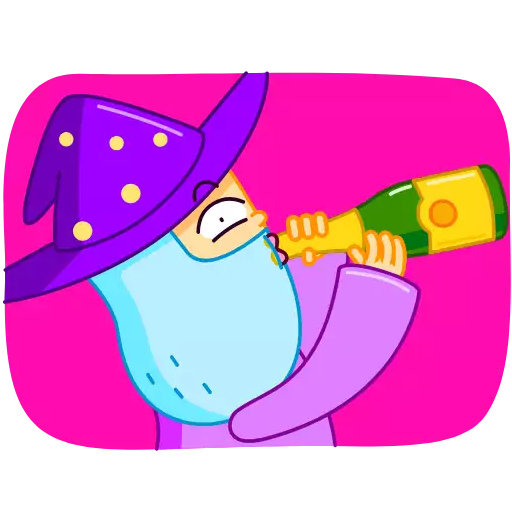 Стикер wizard - 1
