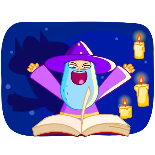 Стикер wizard - 1