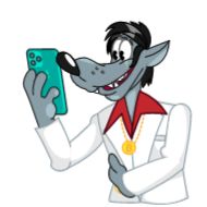 Sticker Волк @thewolfnotwallst - 4