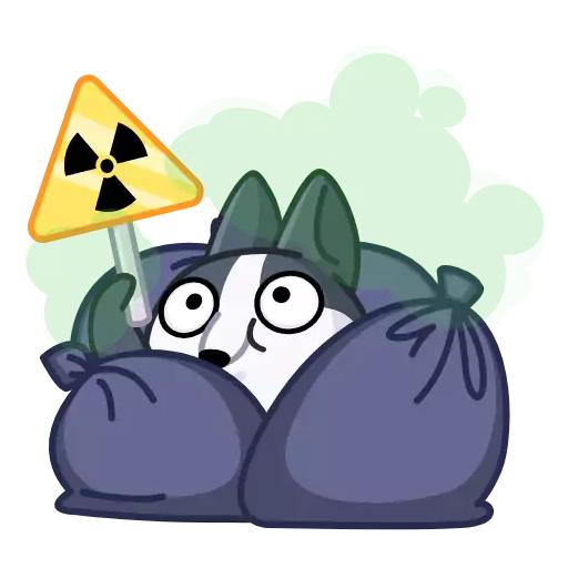 Стикер wolfanim_vk - 1