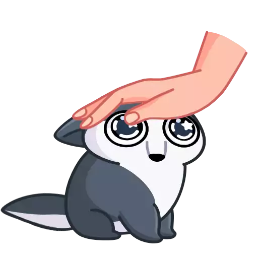 Стикер wolfanim_vk - 1