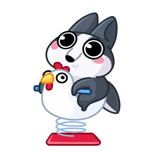 Sticker wolfanim_vk - 1