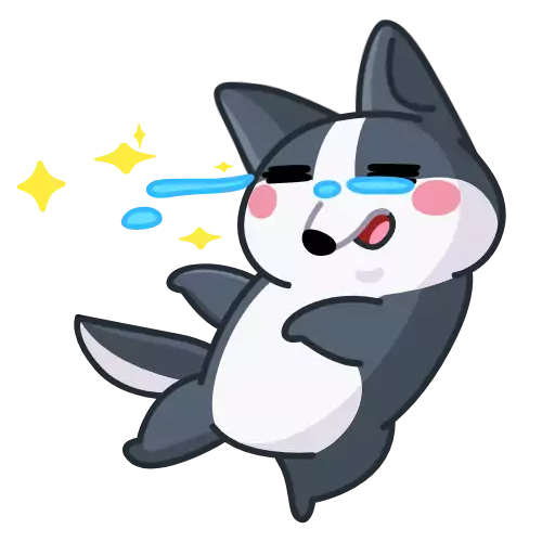 Sticker wolfanim_vk - 1