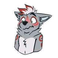 Стикер Wolfy and Corgo censored - 9