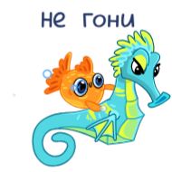 Sticker Золотая рыбка @FOXDIZIGNERLIFE @dmitrieva_motion - 4