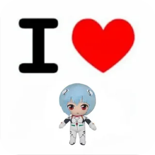 Стикер АЯНАМИ РЕЙ ТАРТАТАТАТ - 1