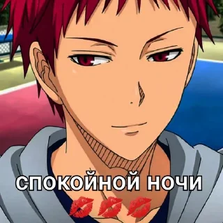 Стикер Акумэ стики🖤 - 1