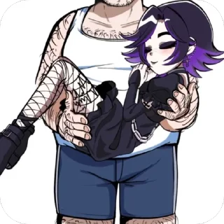 Стикер Альтушка для скуфа💜,🧡,💗,💓,💚,💙. - 10