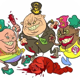 Стикер Аристократичная хуета - 1