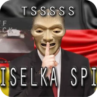 Sticker BRUUUUH MASKSSSS KISELKA - 1