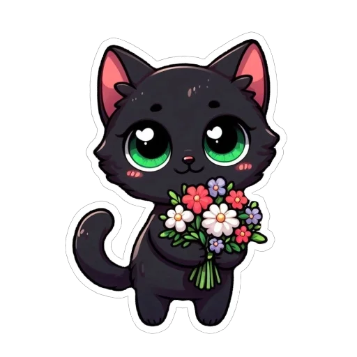Sticker BlackCat2109_by_kandinsky21_bot - 1