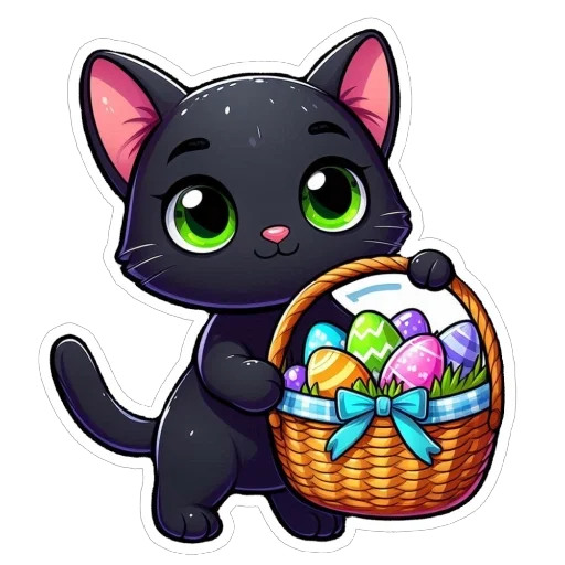 Sticker BlackCat2109_by_kandinsky21_bot - 1