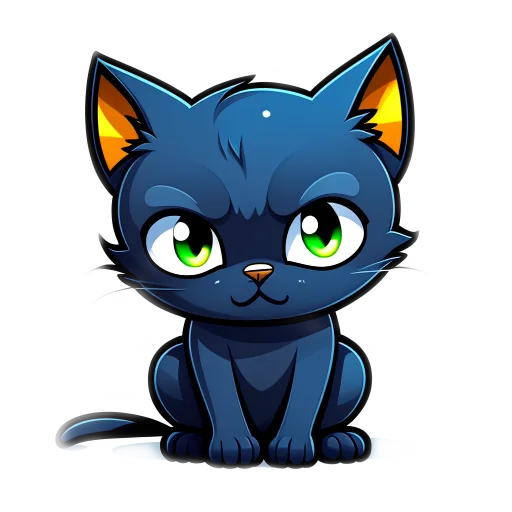 Sticker BlackCat2109_by_kandinsky21_bot - 1