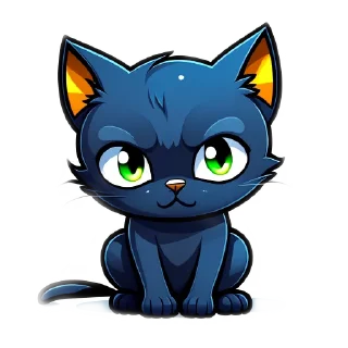 Sticker BlackCat2109 - 2