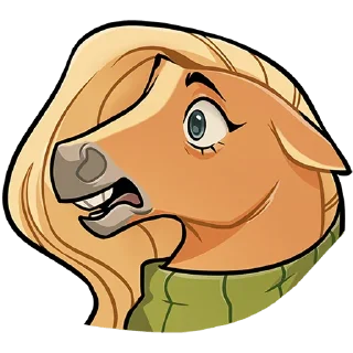 Sticker chpic.su • @Premium_EmojiTG | Лошадка Карамелька Без Текста - 3