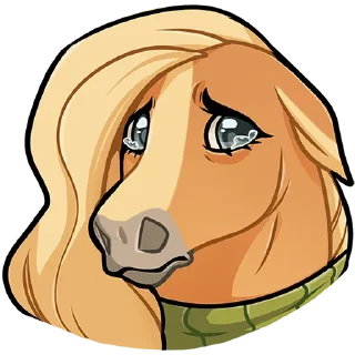 Sticker chpic.su • @Premium_EmojiTG | Лошадка Карамелька Без Текста - 11