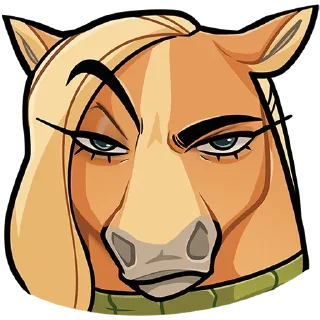 Sticker chpic.su • @Premium_EmojiTG | Лошадка Карамелька Без Текста - 5