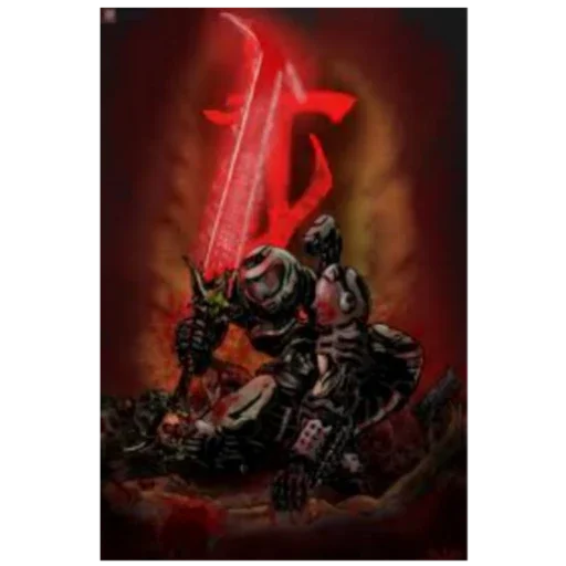 Sticker DOOM_SLAYER_sticker_pack - 1