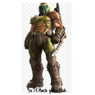 Стикер DOOM SLAYER sticker pack - 6