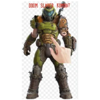 Стикер DOOM SLAYER sticker pack - 3