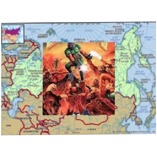 Стикер DOOM SLAYER sticker pack - 8