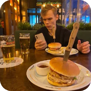 Стикер Даня и Илюша +Бонусный хорек - 5