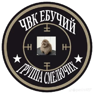 Sticker ЧВК Ебучий Группа Смелючих - 7