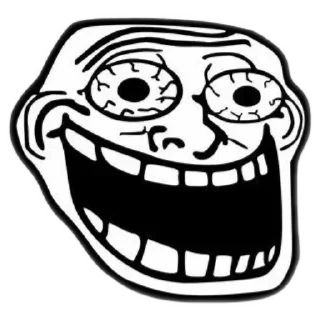 Sticker trollface @Absolute_APECTOBAH - 2